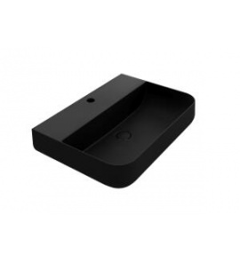 Esedra Qube 4 Umywalka Stawiana na Blat/Ścienna 62x44 cm grafite MBLVQ4