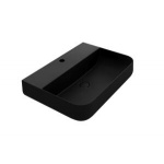 Esedra Qube 4 Umywalka Stawiana na Blat/Ścienna 62x44 cm grafite MBLVQ4