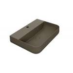 Esedra Qube 4 Umywalka Stawiana na Blat/Ścienna 62x44 cm caffe CFLVQ4