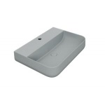 Esedra Qube 4 Umywalka Stawiana na Blat/Ścienna 62x44 cm ghiaccio GHLVQ4