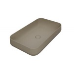 Esedra Qube 5 Umywalka Stawiana na Blat 75x44 cm sabbia SALVQ5