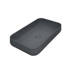 Esedra Qube 5 Umywalka Stawiana na Blat 75x44 cm magnesio MGLVQ5