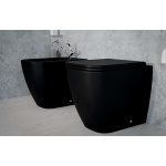 Esedra Quadra Bidet Stojący 36x55 cm grafite MBBDQD