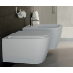 Esedra Quadra Bidet Wiszący 36x54 cm biały BDSQD