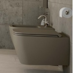 Esedra Quadra Bidet Wiszący 36x54 cm sabbia SABDSQD