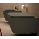 Esedra Quadra Bidet Wiszący 36x54 cm caffe CFBDSQD