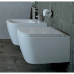 Esedra Quadra WC Wiszący NO-RIM 54x36 cm biały WCSQDR