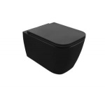 Esedra Quadra WC Wiszący NO-RIM 54x36 cm grafite MBWCSQDR