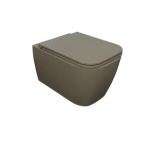 Esedra Quadra WC Wiszący NO-RIM 54x36 cm caffe CFWCSQDR