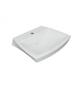 Esedra Selinon Umywalka Ścienna/Półwpuszczana w blat 60x50 cm biała LVSLNA