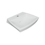 Esedra Selinon Umywalka Ścienna/Półwpuszczana w blat 60x50 cm biała LVSLNA