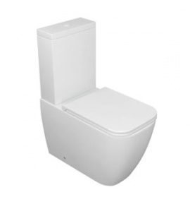 Esedra Quadra Miska WC do kompaktu 65x35 cm biała WCMQD