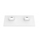 Eto Expo Blat pod umywalkę 120 cm biały 01969101