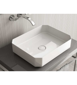 Eto Hera Umywalka Stawiana na blat 50x40 cm biała 02019001