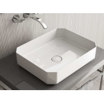 Eto Hera Umywalka Stawiana na blat 50x40 cm biała 02019001