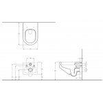 Eto Juno Miska WC wisząca biała 02529001