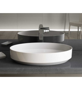 Eto Livia Umywalka stawiana na blat 50x33 cm biała 01619101 