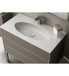 Eto Ode Umywalka Wpuszczana w blat 91x48 cm biała 00611201