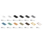 Eto Ode Umywalka wpuszczana w blat 91x48 cm Sabbia Matt 00611206