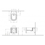 Eto Ub Bidet Wiszący biały 00739101