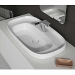 Eto Ub/L Umywalka Wpuszczana w blat 81x46 cm biała 00711001