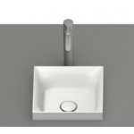Eto Ulm Umywalka Wpuszczana w blat 33x33 cm biała 01819101