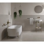 Ex.T Stand Wanna Wolnostojąca 160x70 cm na stelażu złotym EXTSTAND