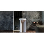 Falper Controstampo Umywalka wolnostojąca 46x46xh84 cm biały mat WA7B0