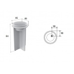 Falper Controstampo Umywalka wolnostojąca 46x46xh84 cm kolor WA7