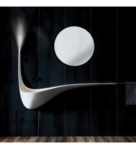 Falper Wing Umywalka ścienna 179x40xh103 cm biały mat D5Q179