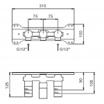 Fantini Element Montażowy Podtynkowy 19 00 5913A
