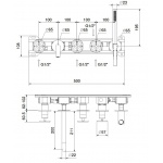 Fantini Element Montażowy Podtynkowy 44 00 P019A