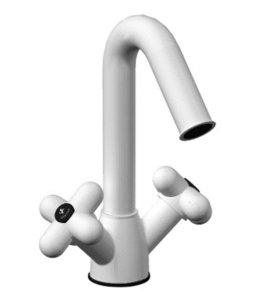   Fantini I Balocchi Bateria umywalkowa z korkiem klik klak matt white 60290556F W MAGAZYNIE!!