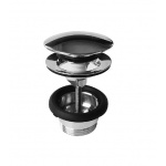 Fantini Korek Umywalkowy Niezamykany matt gun metal 91 P5 8435