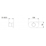 Fantini Mieszacz Podtynkowy Termostatyczny matt gun metal 47 P5 P200B