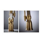 Fima Bateria Zlewozmywakowa jednouchwytowa retro postarzany brąz F7030BR