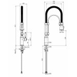 Fima Bateria Zlewozmywakowa jednouchwytowa retro postarzany brąz F7030BR