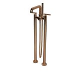  Fima Carlo Frattini Park Lane Bateria wannowa wolnostojąca podtynkowa ze słuchawką i wężem element zewnętrzny amber bronze F1304/4ZL