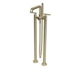  Fima Carlo Frattini Park Lane Bateria wannowa wolnostojąca podtynkowa ze słuchawką i wężem element zewnętrzny brushed champagne F1304/4HS