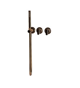  Fima Carlo Frattini Park Lane Bateria wannowa/prysznicowa podtynkowa z zestawem prysznicowym element zewnętrzny amber bronze F1319WX8ZL
