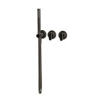  Fima Carlo Frattini Park Lane Bateria wannowa/prysznicowa podtynkowa z zestawem prysznicowym element zewnętrzny brushed black chrome F1319WX8CS