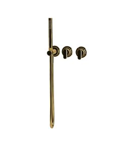  Fima Carlo Frattini Park Lane Bateria wannowa/prysznicowa podtynkowa z zestawem prysznicowym element zewnętrzny gold F1319WX8OR