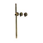  Fima Carlo Frattini Park Lane Bateria wannowa/prysznicowa podtynkowa z zestawem prysznicowym element zewnętrzny gold F1319WX8OR