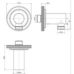  Fima Carlo Frattini Park Lane Przyłącze wody 1/2" chrom F1372CR