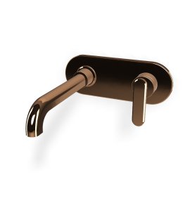 Fima Carlo Frattini Park Lane Bateria umywalkowa podtynkowa z korkiem klik klak element zewnętrzny amber bronze F1301WLX5ZL