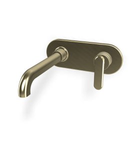 Fima Carlo Frattini Park Lane Bateria umywalkowa podtynkowa z korkiem klik klak element zewnętrzny brushed champagne F1301WLX5HS