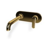 Fima Carlo Frattini Park Lane Bateria umywalkowa podtynkowa z korkiem klik klak element zewnętrzny gold F1301WLX5OR