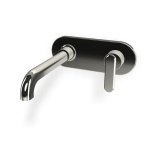 Fima Carlo Frattini Park Lane Bateria umywalkowa podtynkowa z korkiem klik klak element zewnętrzny nickel lucido F1301WLX5LN