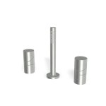 Fima Carlo Frattini Slide Bateria wannowa na brzeg wanny ze słuchawką i wężem inox F5814/1INOX
