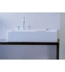 Flaminia Acquagrande Umywalka ścienna/stawiana na blat 100x55 cm biała 5051